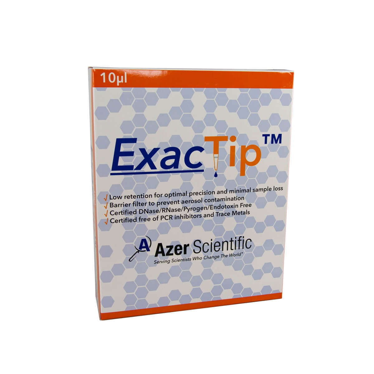 Pipet tips, 0.1 - 10ul, box back